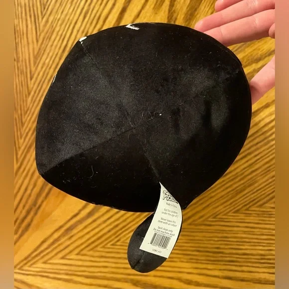 Cats VS Pickles Black Skelecat Skeleton Cat 9” Stuffed Animal Plush Beanbag #037 - Picture 7 of 10